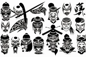 samurai tattoo idea