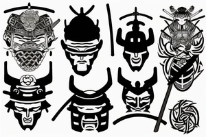 samurai tattoo idea