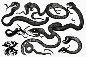snake tattoo idea