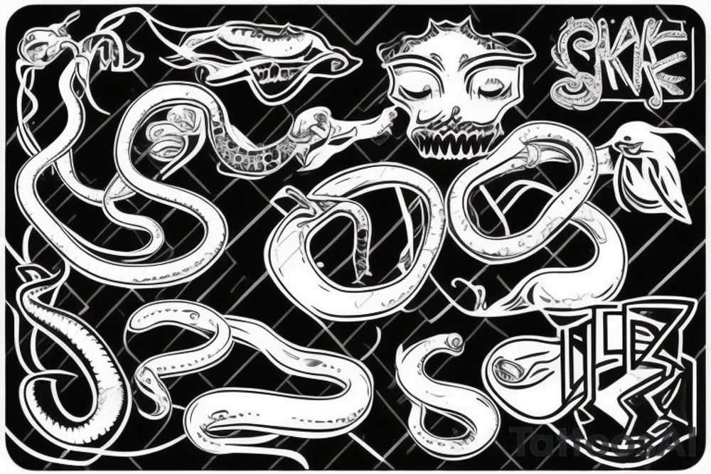 Snake tattoo idea