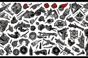Fire and cs:go tattoo idea