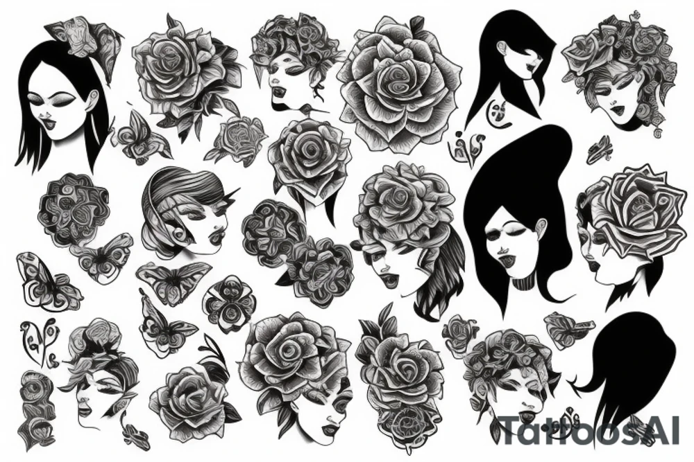 Women tattoo idea