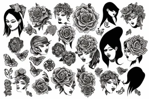 Women tattoo idea