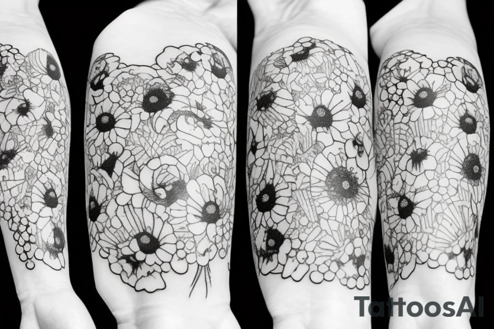 Poppy, fine line tattoo idea