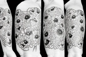 Poppy, fine line tattoo idea