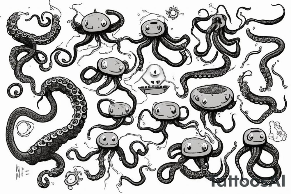 bmo with tentacles tattoo idea