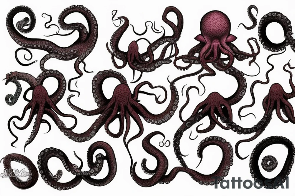 octopus sex tattoo idea