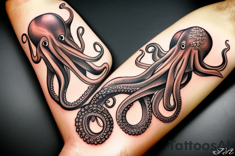 octopus sex tattoo idea