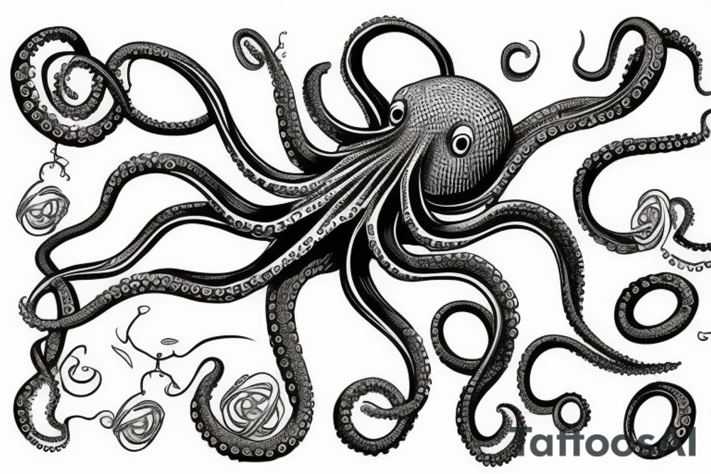 octopus sex tattoo idea