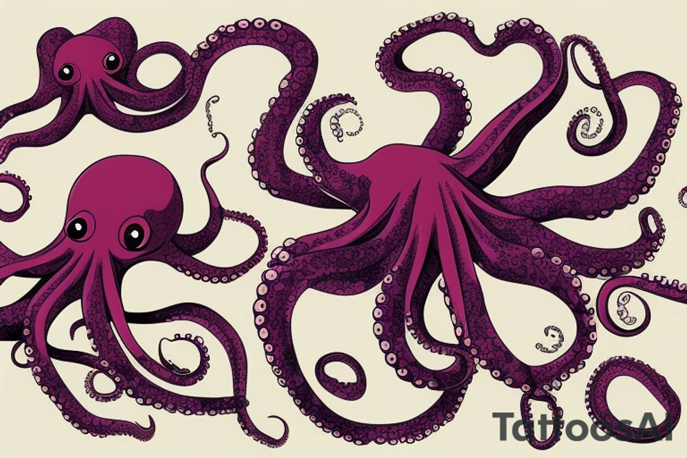 octopus sex tattoo idea