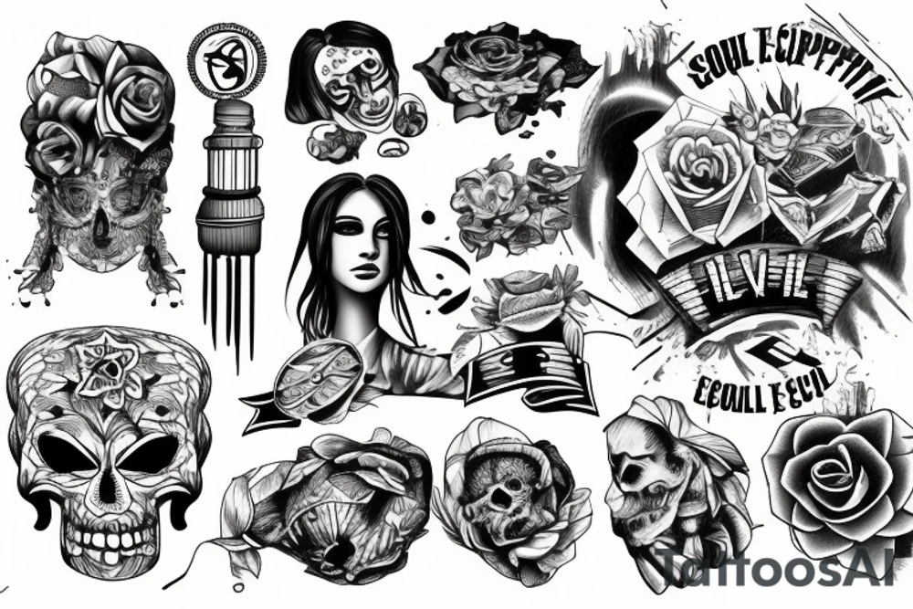 soul escaping from prison tattoo idea