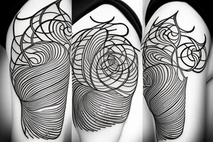 bamboo fibonacci sequence tattoo idea