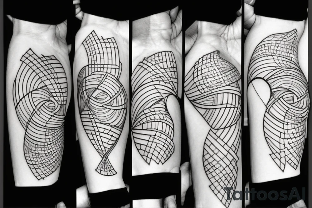 bamboo fibonacci sequence tattoo idea