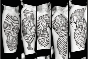 bamboo fibonacci sequence tattoo idea