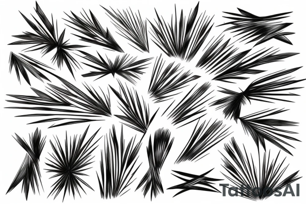 bamboo spine tattoo idea