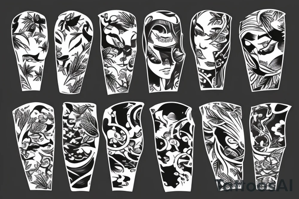 bamboo tattoo idea