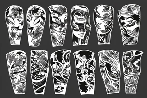 bamboo tattoo idea