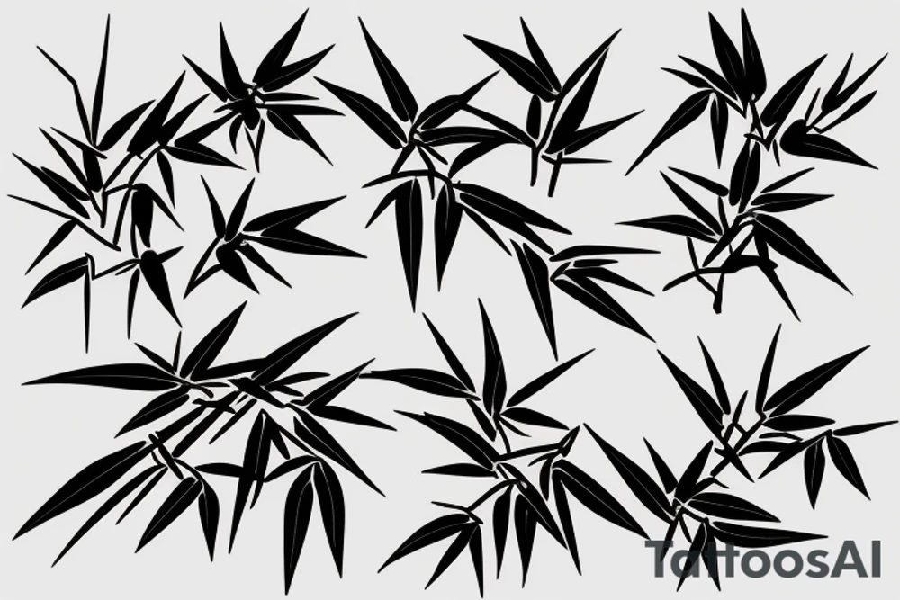 bamboo tattoo idea
