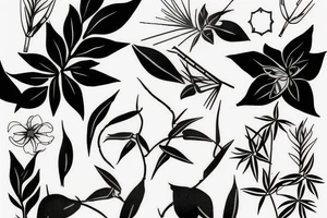 bamboo tattoo idea