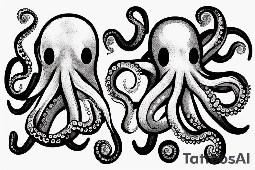 Octopus grabbing a ship tattoo idea