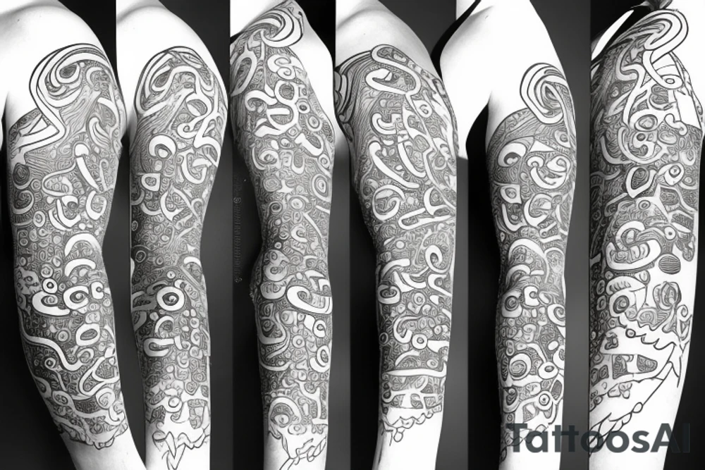 Space Octopus tattoo idea
