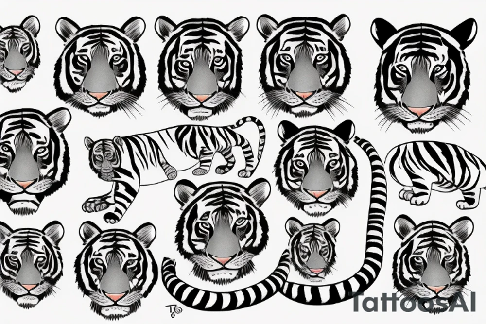 Tiger tattoo idea