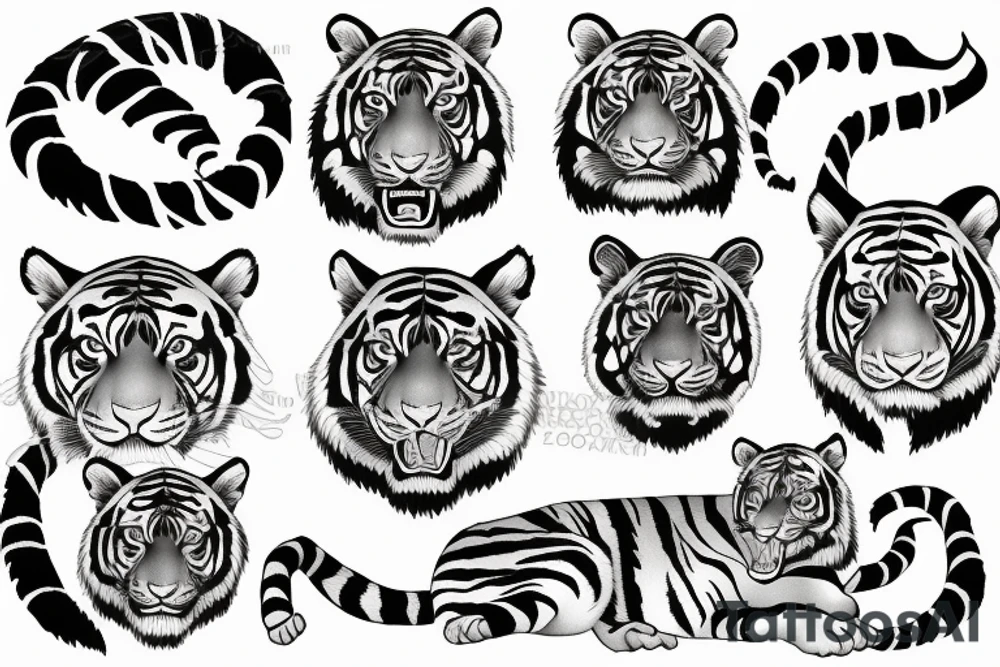 Tiger tattoo idea