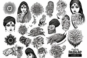 punjabi tattoo idea