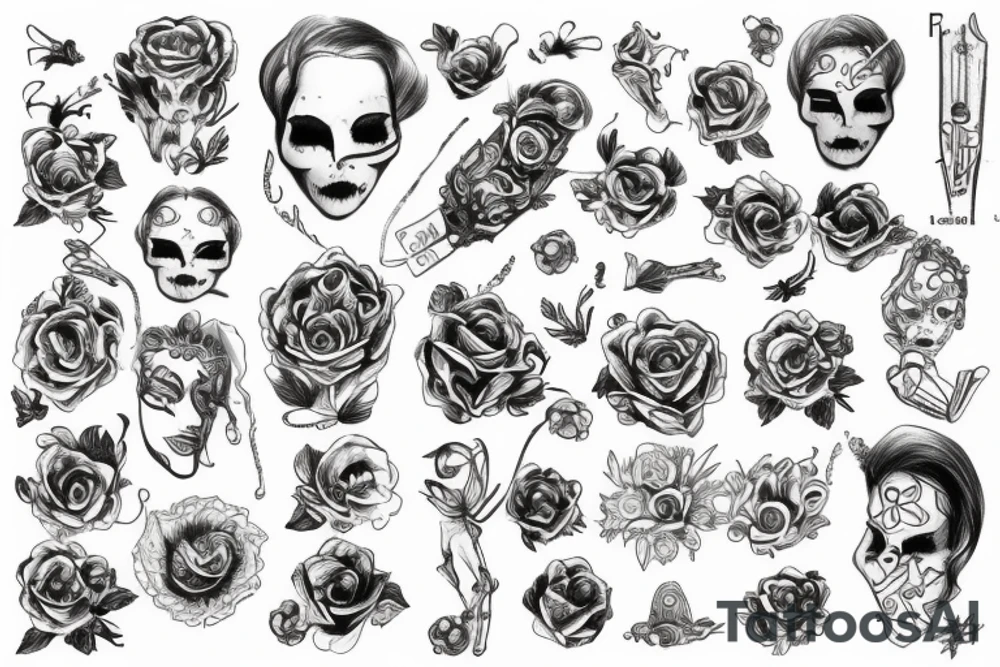 Череп tattoo idea