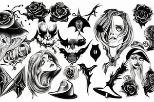 alucard tattoo idea