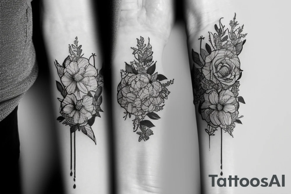 Женские руки лапают мою шею сверху вниз tattoo idea