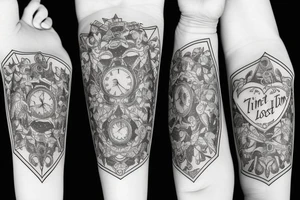 Lost in time tattoo idea