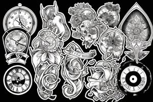 Lost in time tattoo idea