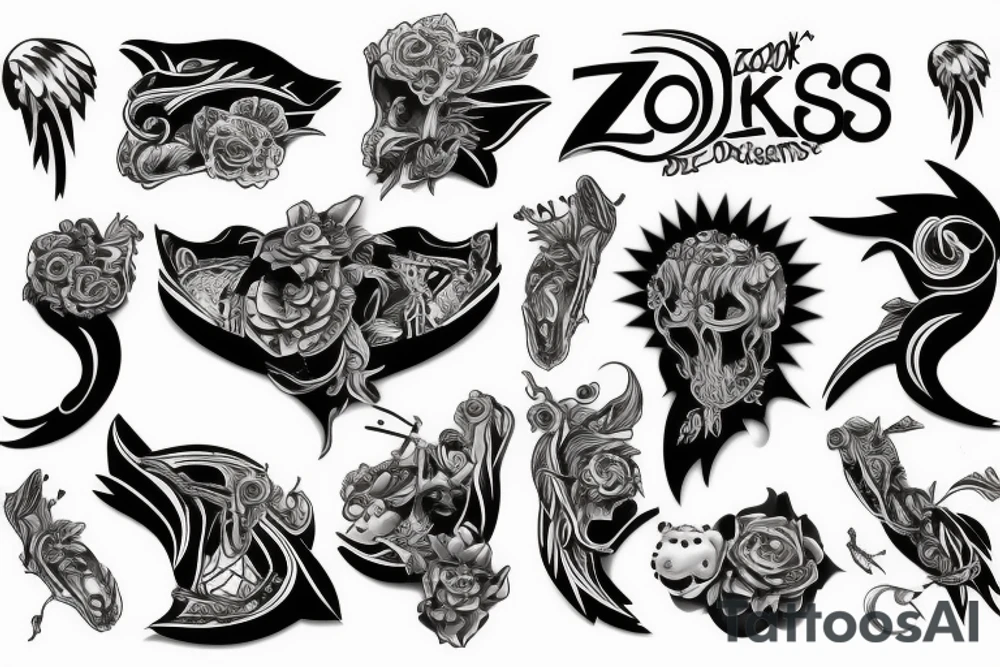 Zootskn tattoo idea