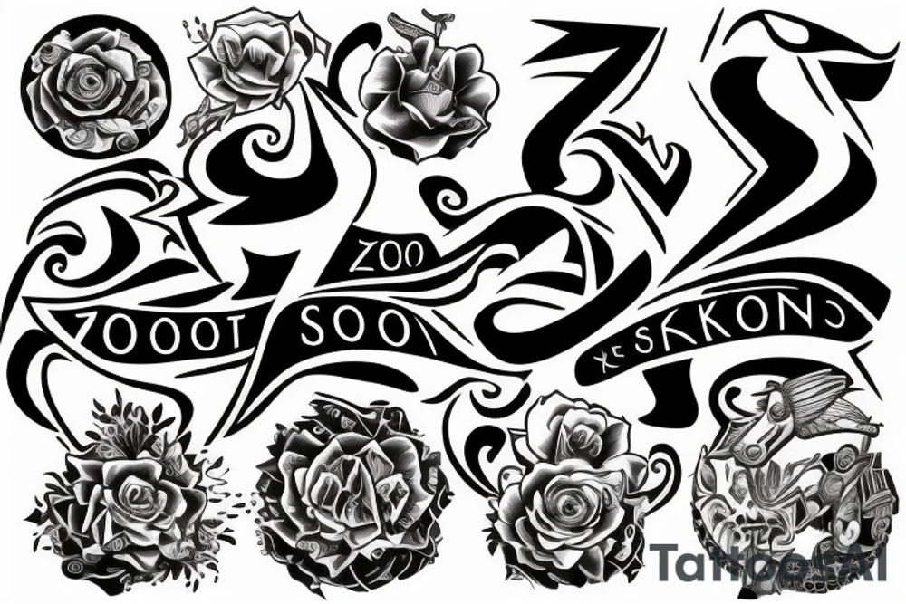 Zootskn - the name of my company tattoo idea
