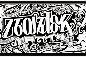 Zootskn - the name of my company tattoo idea