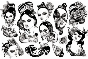 pudge in dress tattoo idea