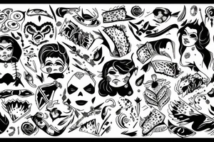 pudge in dress tattoo idea