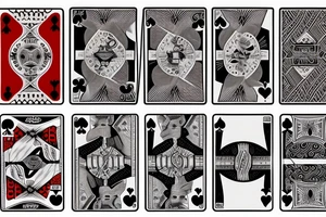 playing cards tattoo idea