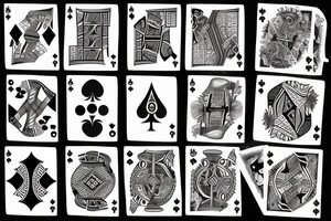 playing cards tattoo idea