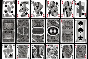 playing cards tattoo idea