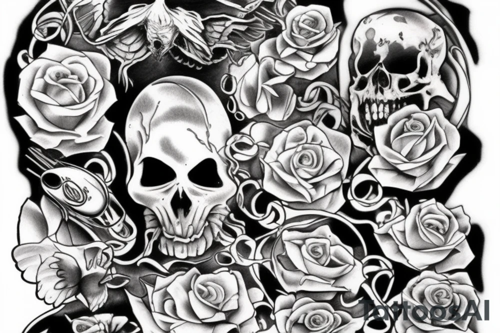 ghost tattoo idea