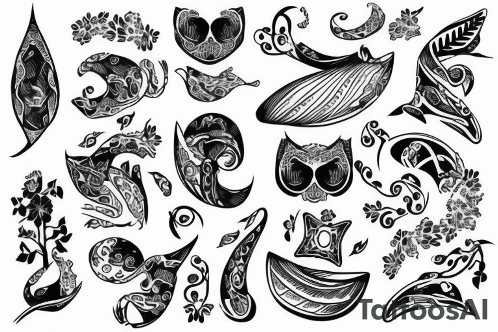scandinavian sleev tattoo idea