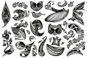 scandinavian sleev tattoo idea