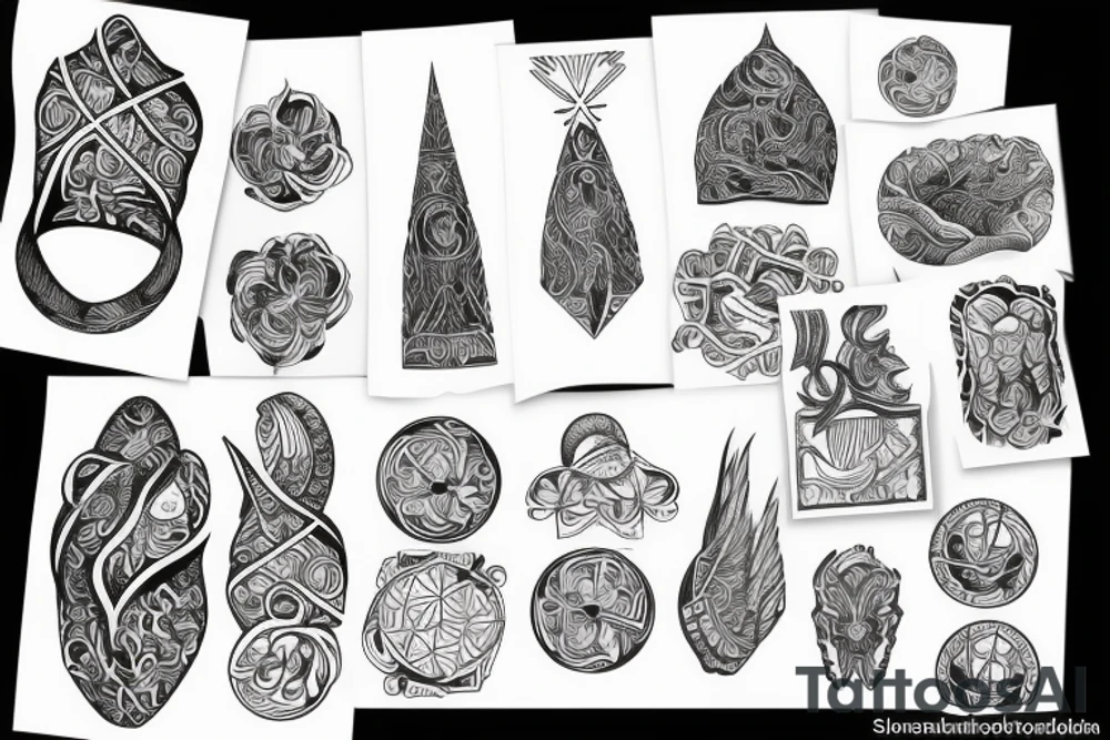 scandinavian sleev tattoo idea