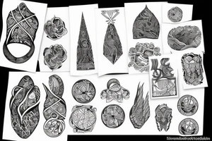 scandinavian sleev tattoo idea
