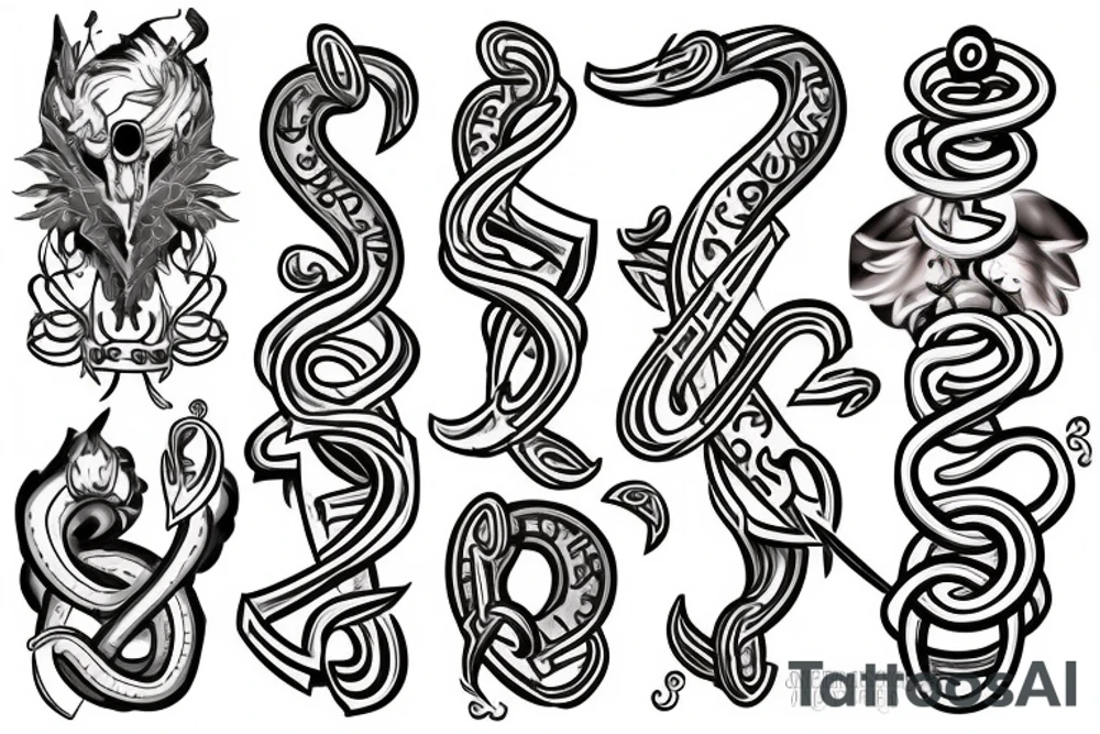 caduceus tattoo idea