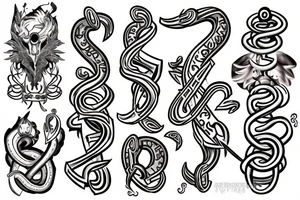 caduceus tattoo idea