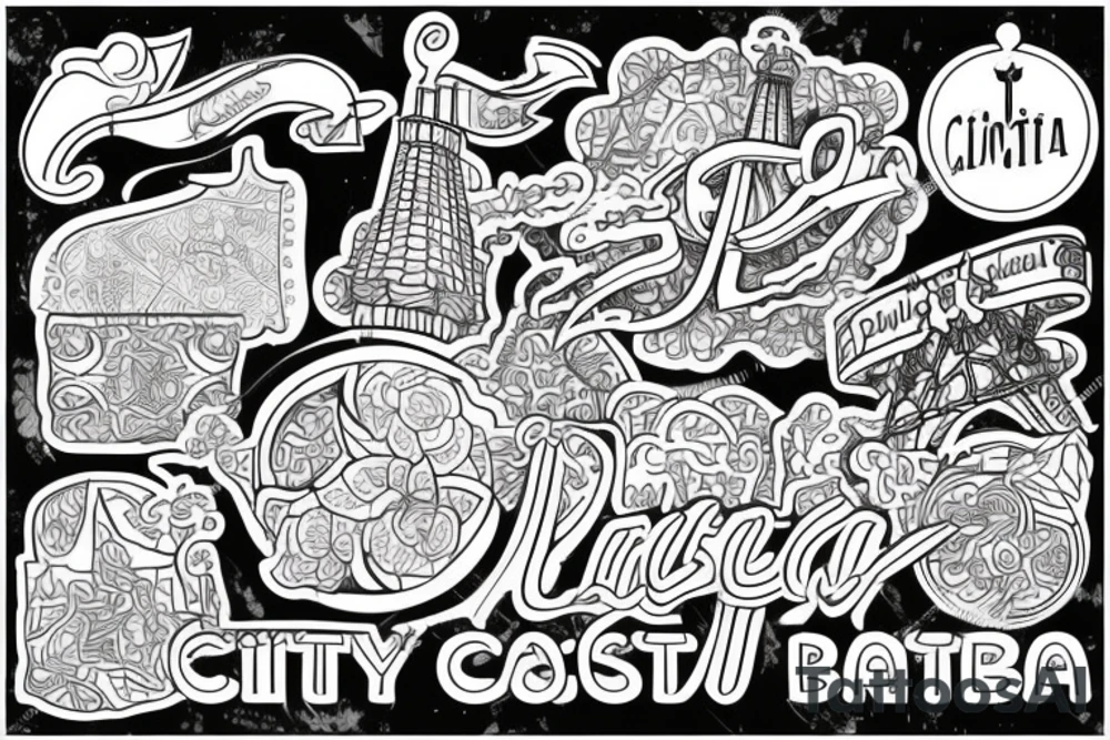 city of Barcelona tattoo idea