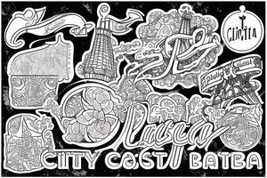 city of Barcelona tattoo idea